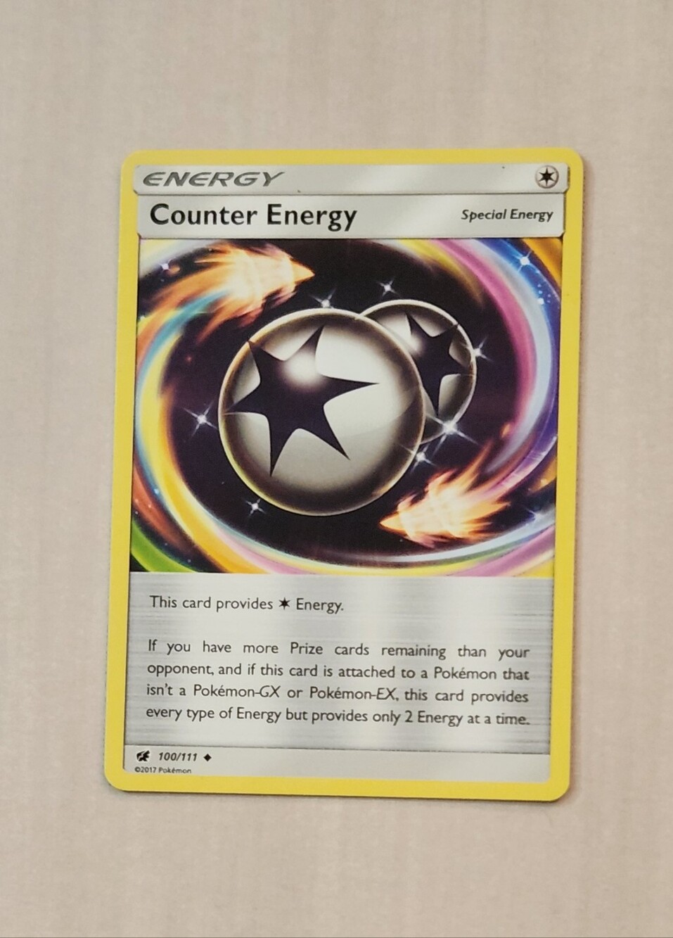 Pokemon Energy Card COUNTER ENERGY Crimson Invasion 100/111